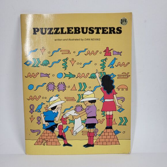 Puzzlebusters Children’s Puzzle Book Dan Nevins Vintage 1981 - Picture 1 of 7
